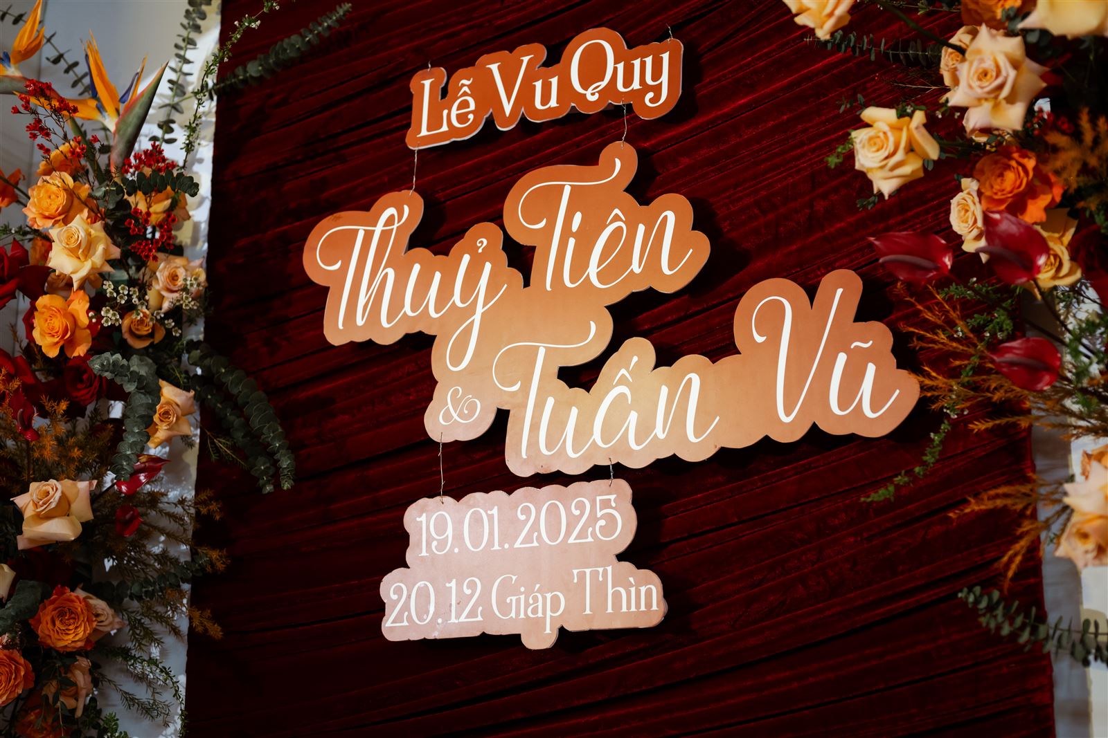 Bảng tên lễ vu quy